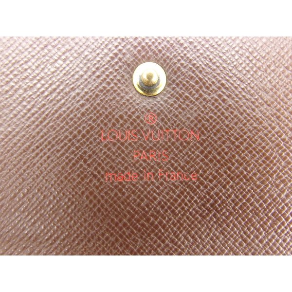 LOUIS VUITTON Key case Key holder N62630 Brown beige gold Multicles6