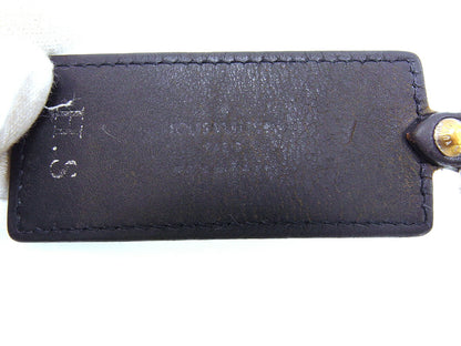 LOUIS VUITTON Key ring M85379 Black Silver Porto Crefortune