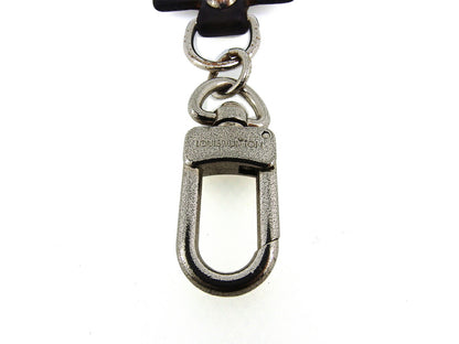 LOUIS VUITTON Key ring M85379 Black Silver Porto Crefortune