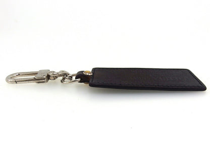 LOUIS VUITTON Key ring M85379 Black Silver Porto Crefortune