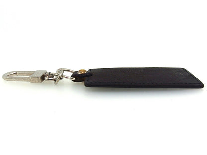 LOUIS VUITTON Key ring M85379 Black Silver Porto Crefortune