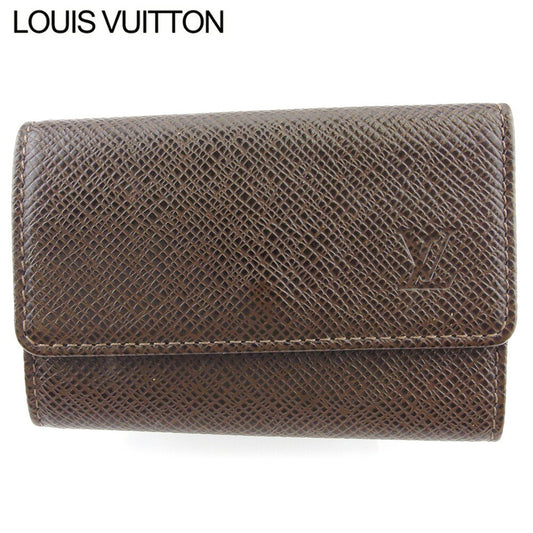 LOUIS VUITTON Key case Key holder M30538 Brown silver Multicles6