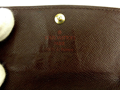 LOUIS VUITTON Key case Key holder N62630 Brown beige gold Multicles6