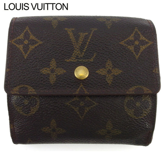 LOUIS VUITTON Bifold Wallet M61652 Brown beige gold Porte Monnaie Billets Cartes Credit