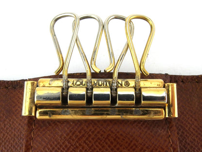 LOUIS VUITTON Key case Key holder M62631 Brown Multicles4