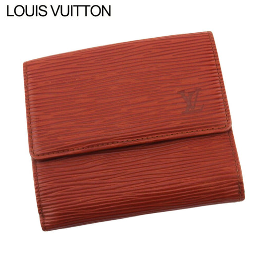 LOUIS VUITTON Bifold Wallet M63483 Brown Porte Monnaie Billets Cartes Credit