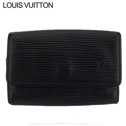 LOUIS VUITTON Key case Key holder M63812 Black gold Multicles6