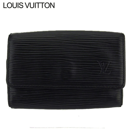 LOUIS VUITTON Key case Key holder M63812 Black gold Multicles6