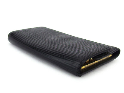 LOUIS VUITTON Key case Key holder M63812 Black gold Multicles6