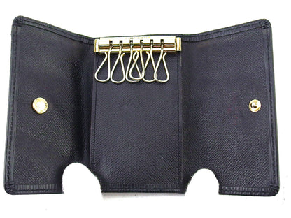 LOUIS VUITTON Key case Key holder M63812 Black gold Multicles6