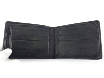 LOUIS VUITTON Bill Compartment M30422 black Porte Billets 3 Vole