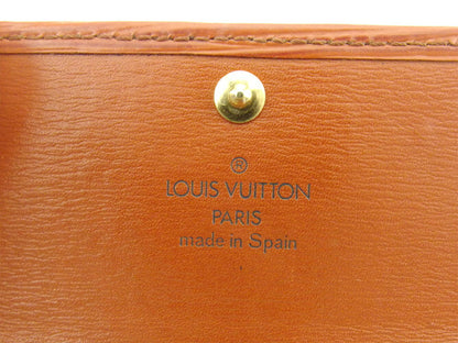 LOUIS VUITTON Key case Key holder M63823 Brown gold Multicles4