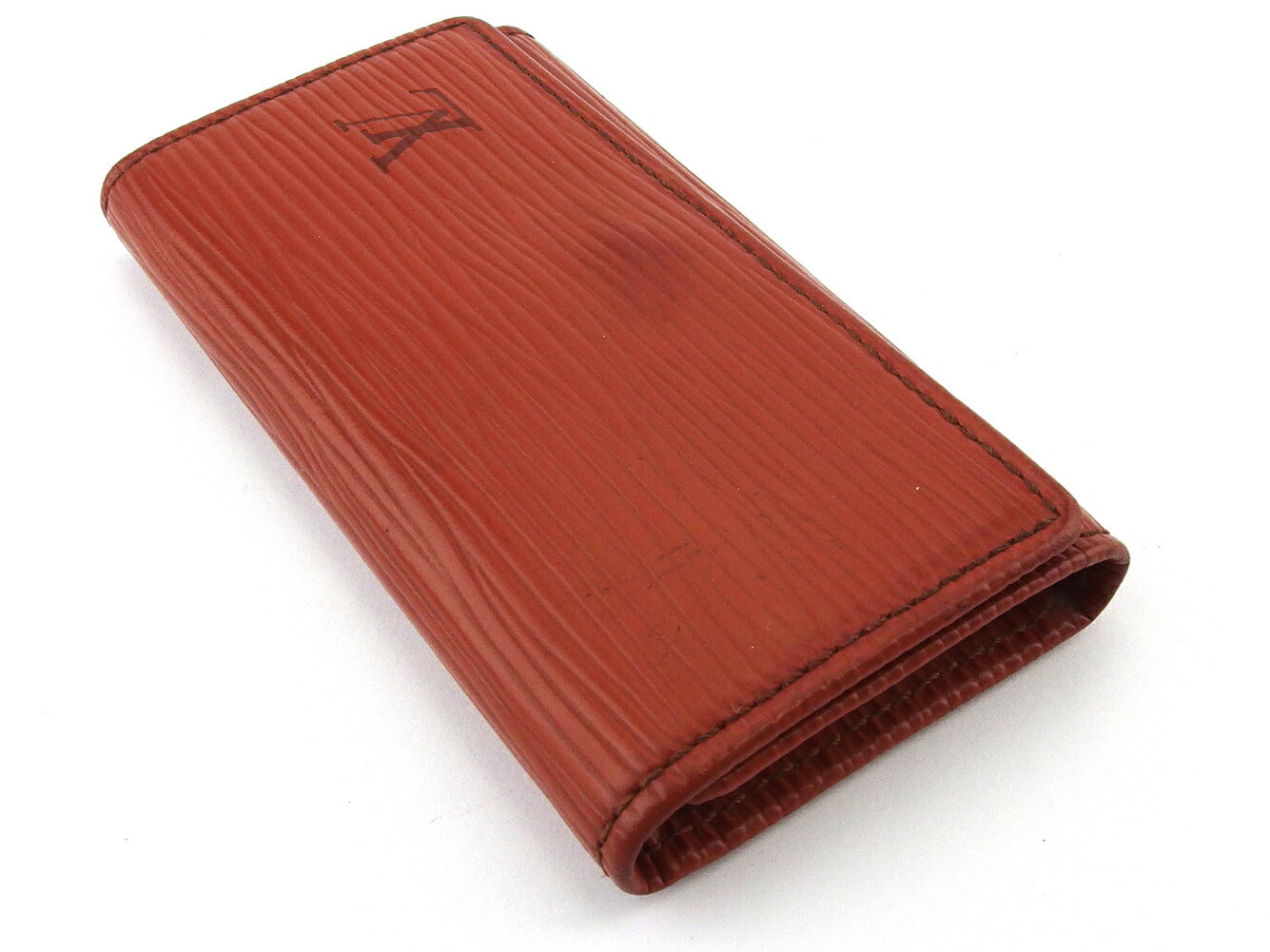 LOUIS VUITTON Key case Key holder M63823 Brown gold Multicles4