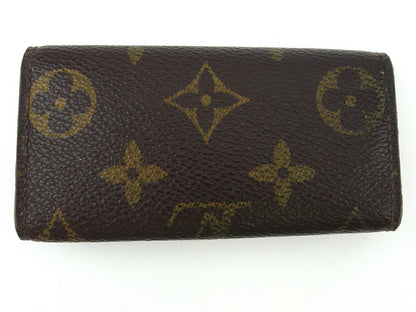 LOUIS VUITTON Key case Key holder M62631 Brown beige gold Multicles4