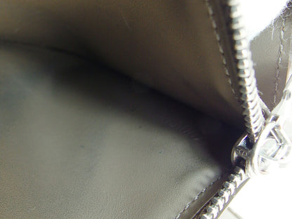LOUIS VUITTON Long Wallet Purse M6357C Gray Brown Silver Pochette Porto MonÃ©credi