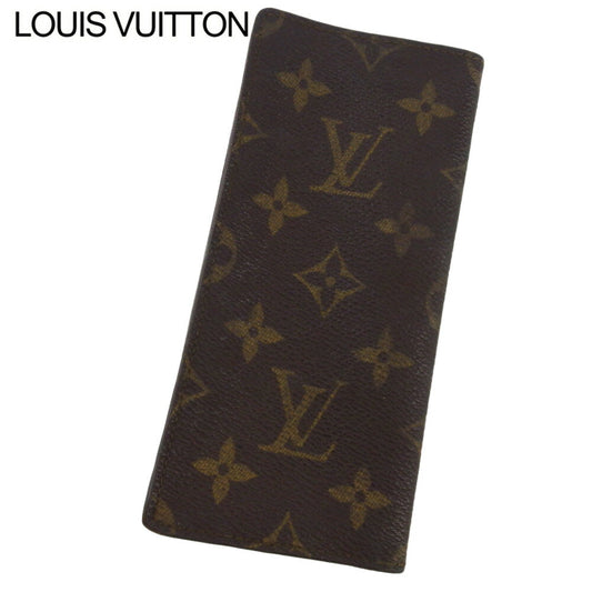 LOUIS VUITTON glasses case M62962 Brown beige Etui Lunet Simple