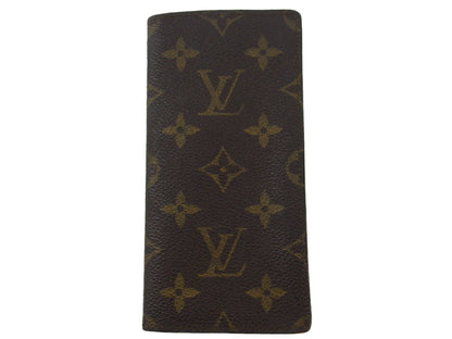 LOUIS VUITTON glasses case M62962 Brown beige Etui Lunet Simple