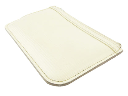 LOUIS VUITTON Coin case M6660J Epi Leather white Pochette Crewe NM