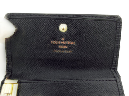 LOUIS VUITTON Key case Key holder M63812 Black gold Multicles6