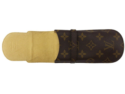 LOUIS VUITTON glasses case M62970 Brown beige Etui lunet mule