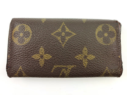 LOUIS VUITTON Key case Key holder M62631 Brown beige gold Multicles4
