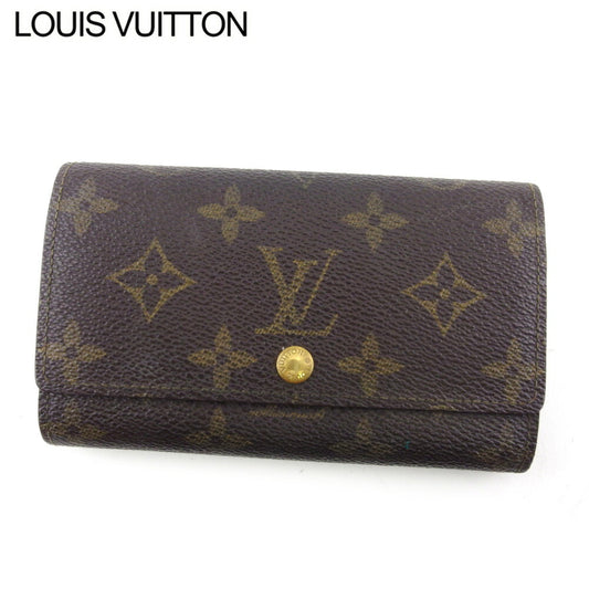 LOUIS VUITTON Bifold Wallet M61735 Brown beige gold Porto Monezup