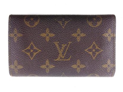 LOUIS VUITTON Bifold Wallet M61735 Brown beige gold Porto Monezup
