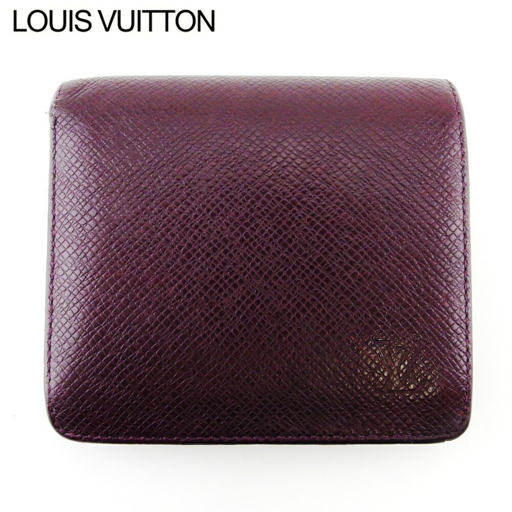 LOUIS VUITTON Bifold Wallet M30456 Purple brown Porte Billets3Cartes Crdit