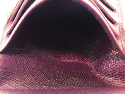 LOUIS VUITTON Bifold Wallet M30456 Purple brown Porte Billets3Cartes Crdit