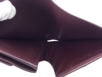 LOUIS VUITTON Bifold Wallet M30456 Purple brown Porte Billets3Cartes Crdit