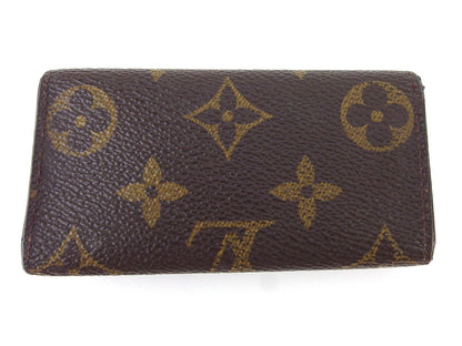 LOUIS VUITTON Key case Key holder M62631 Brown beige gold Multicles4