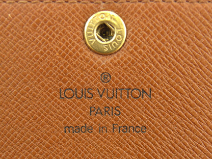 LOUIS VUITTON Key case Key holder M62631 Brown beige gold Multicles4