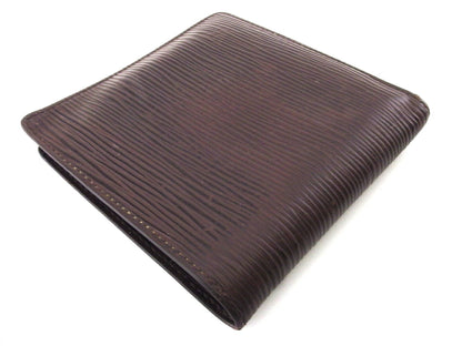 LOUIS VUITTON Bifold Wallet M6354D Brown Porte Billets Cartes Crdit Monet