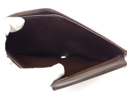 LOUIS VUITTON Bifold Wallet M6354D Brown Porte Billets Cartes Crdit Monet