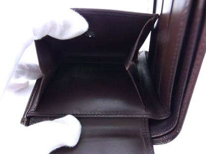 LOUIS VUITTON Bifold Wallet M6354D Brown Porte Billets Cartes Crdit Monet