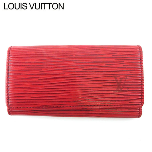 LOUIS VUITTON Key case Key holder M63827 Red gold Multicles4