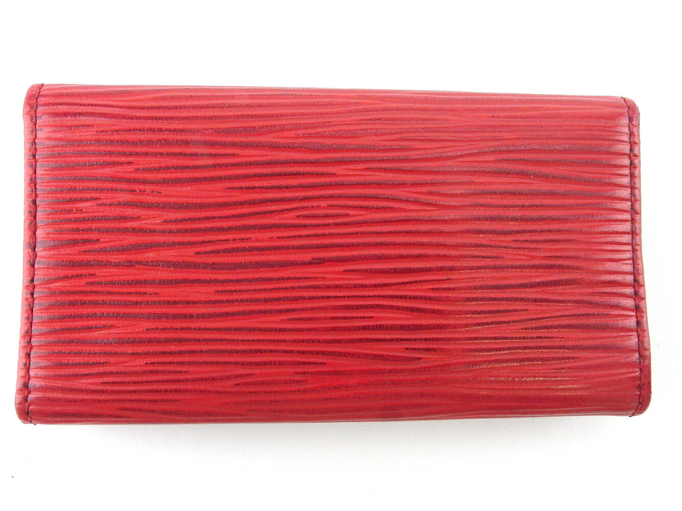 LOUIS VUITTON Key case Key holder M63827 Red gold Multicles4