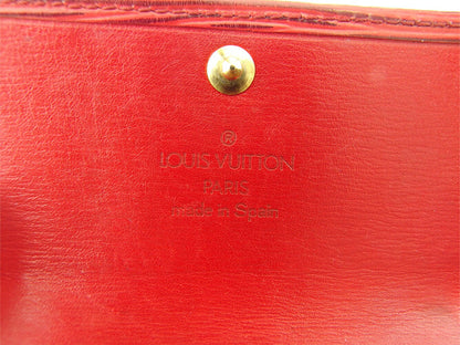 LOUIS VUITTON Key case Key holder M63827 Red gold Multicles4