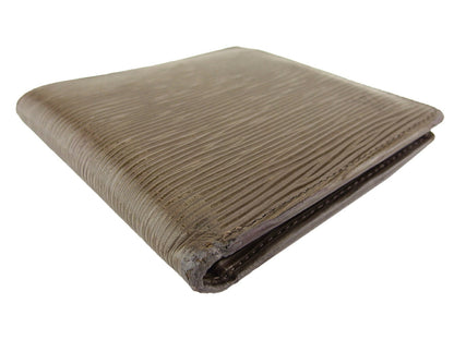 LOUIS VUITTON Bifold Wallet Gray gray Porte Billets Cartes Crdit Monet