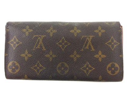 LOUIS VUITTON Long Wallet Purse M61724 Brown beige Pochette Porto MonÃ©credi