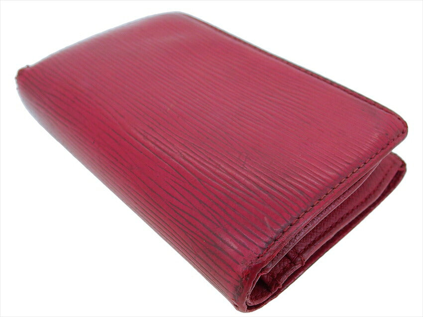 LOUIS VUITTON Bifold Wallet M63247 Red gold Portonevie Vienova
