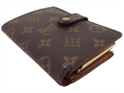 LOUIS VUITTON Bifold Wallet M61663 Brown beige gold Portonevie Vienova