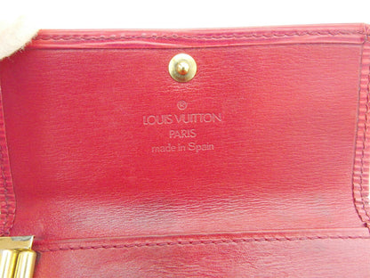 LOUIS VUITTON Key case Key holder M63827 Red gold Multicles4