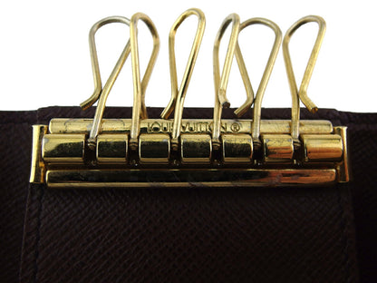 LOUIS VUITTON Key case Key holder N62630 Brown beige gold Multicles6
