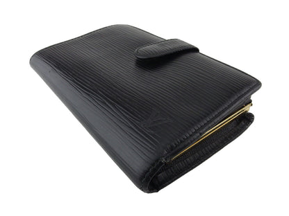 LOUIS VUITTON Bifold Wallet M63242 Black gold Portonevie Vienova