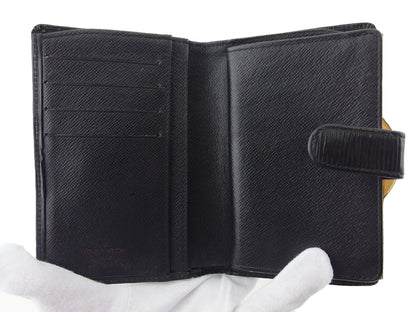 LOUIS VUITTON Bifold Wallet M63242 Black gold Portonevie Vienova