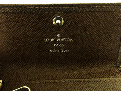 LOUIS VUITTON Key case Key holder M30538 Brown silver Multicles6
