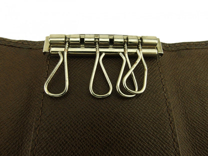 LOUIS VUITTON Key case Key holder M30538 Brown silver Multicles6