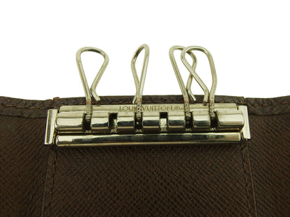 LOUIS VUITTON Key case Key holder M30538 Brown silver Multicles6