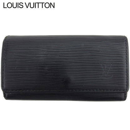 LOUIS VUITTON Key case Key holder M63822 Black gold Multicles4
